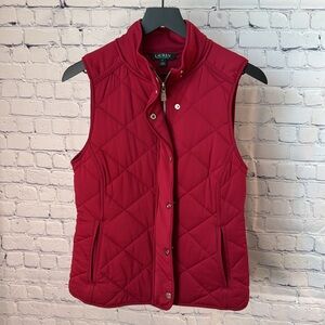 Ralph Lauren Cranberry Vest